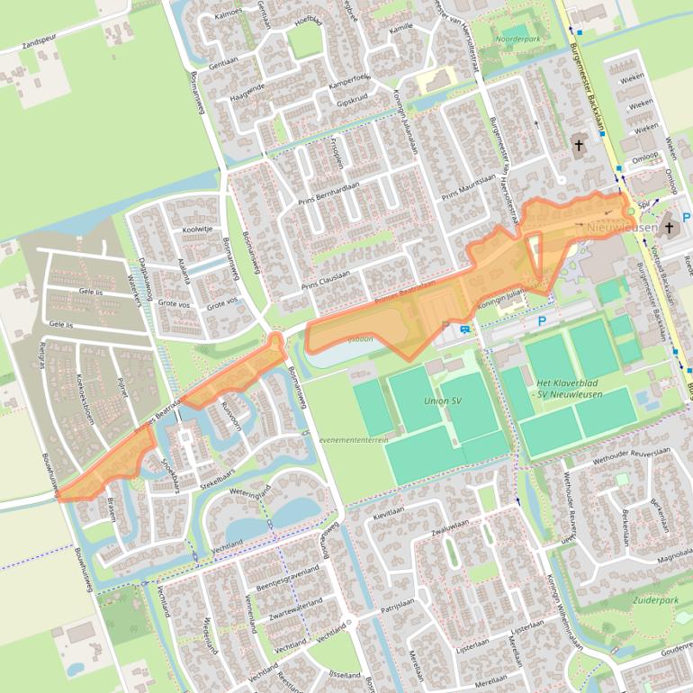 Kaart van postcodegebied 7711KG.