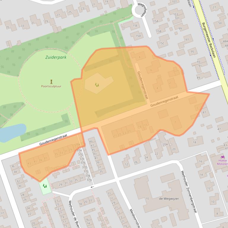 Kaart van postcodegebied 7711KR.