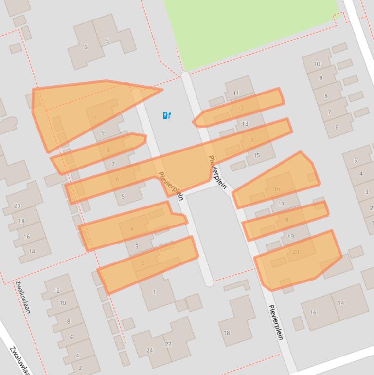 Kaart van postcodegebied 7711LC.
