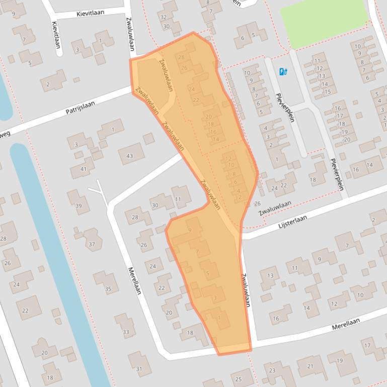 Kaart van postcodegebied 7711LG.