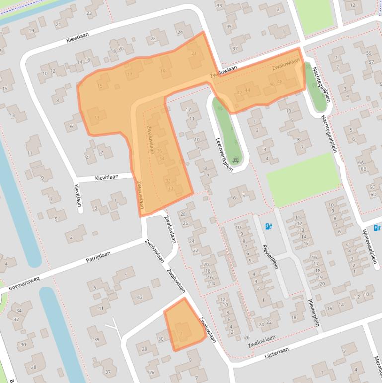 Kaart van postcodegebied 7711LN.