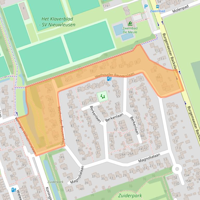 Kaart van postcodegebied 7711LT.