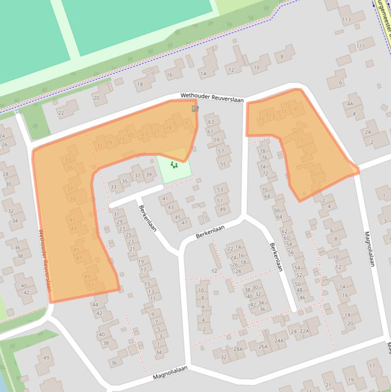 Kaart van postcodegebied 7711LV.
