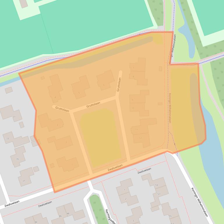 Kaart van postcodegebied 7711LZ.