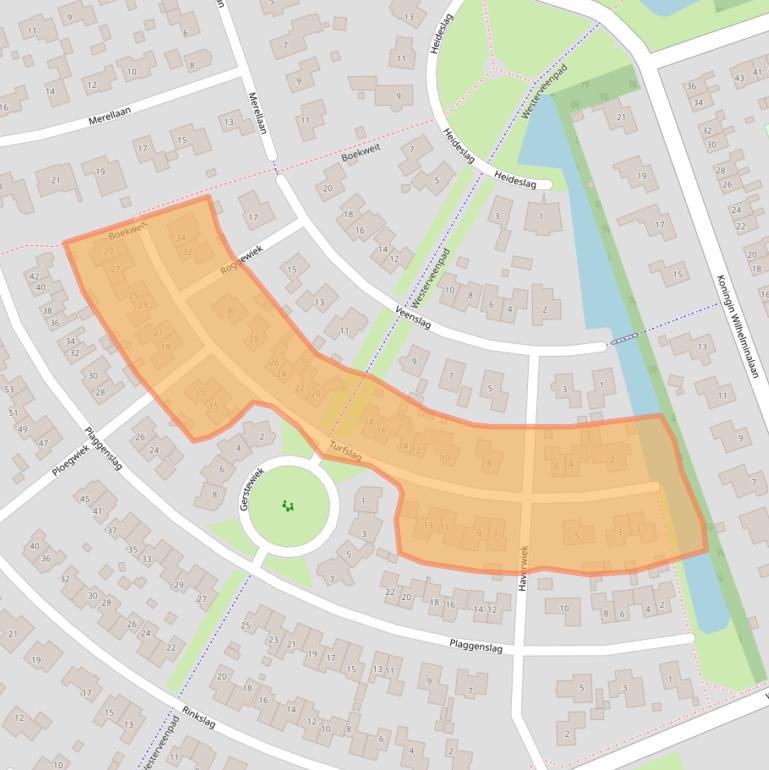 Kaart van postcodegebied 7711MG.