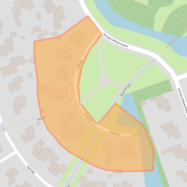 Kaart van postcodegebied 7711MJ.