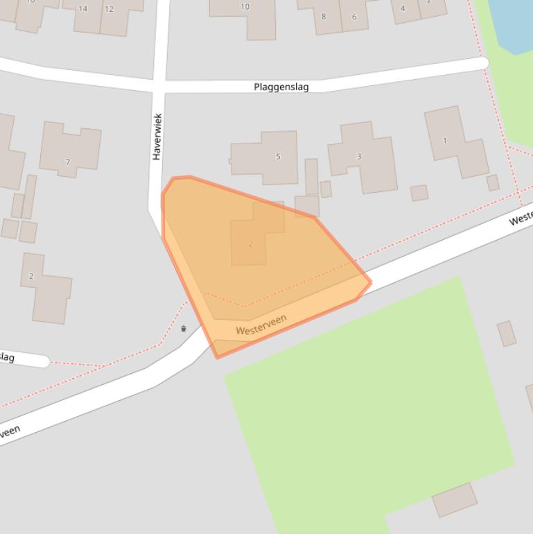 Kaart van postcodegebied 7711MK.