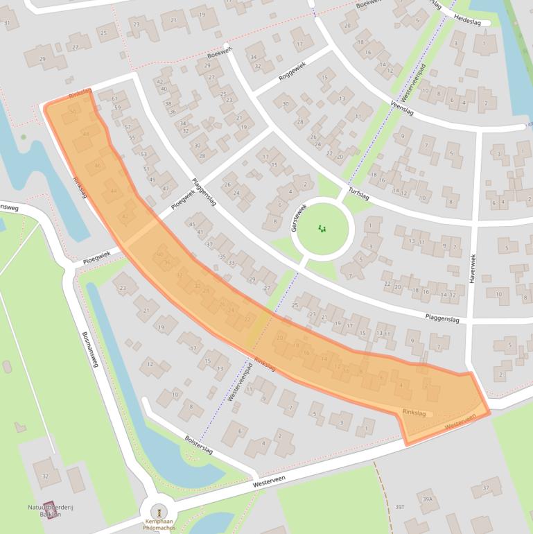 Kaart van postcodegebied 7711MV.