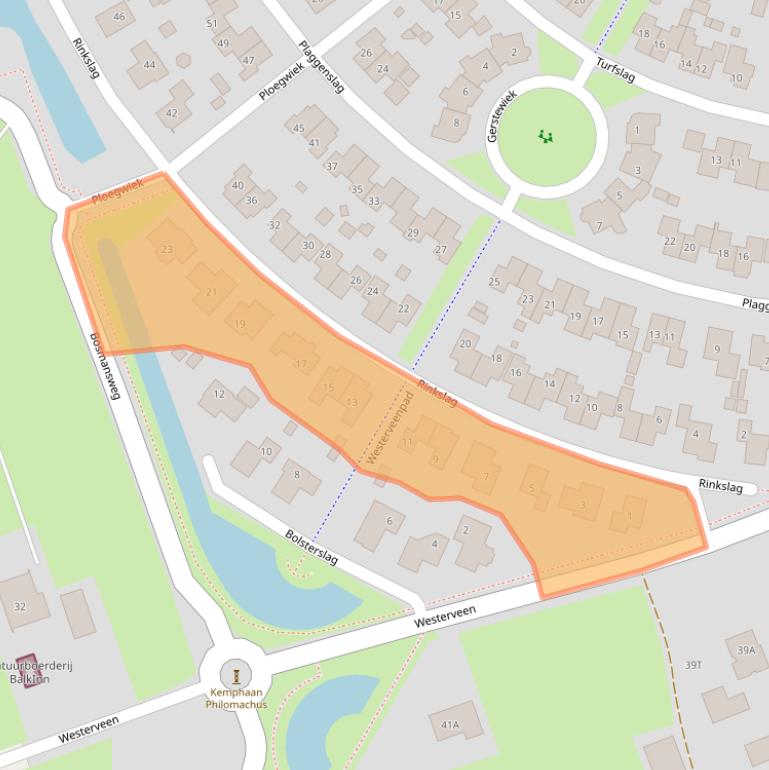 Kaart van postcodegebied 7711MX.