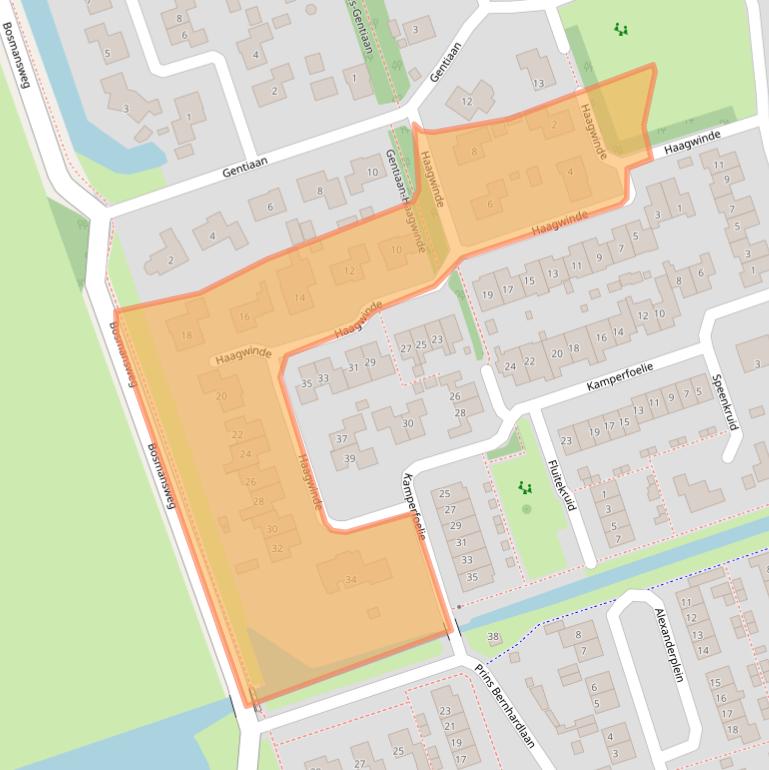 Kaart van postcodegebied 7711NV.