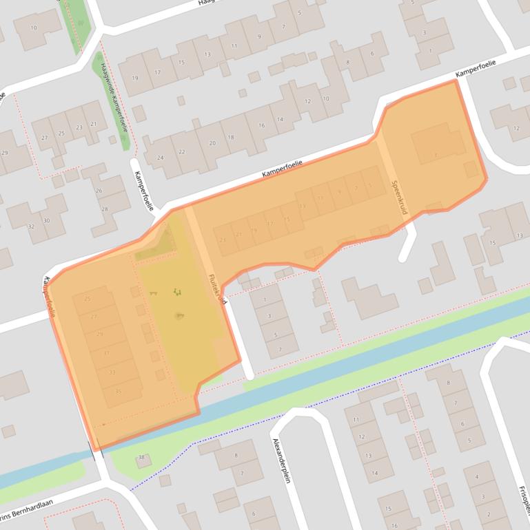 Kaart van postcodegebied 7711PB.