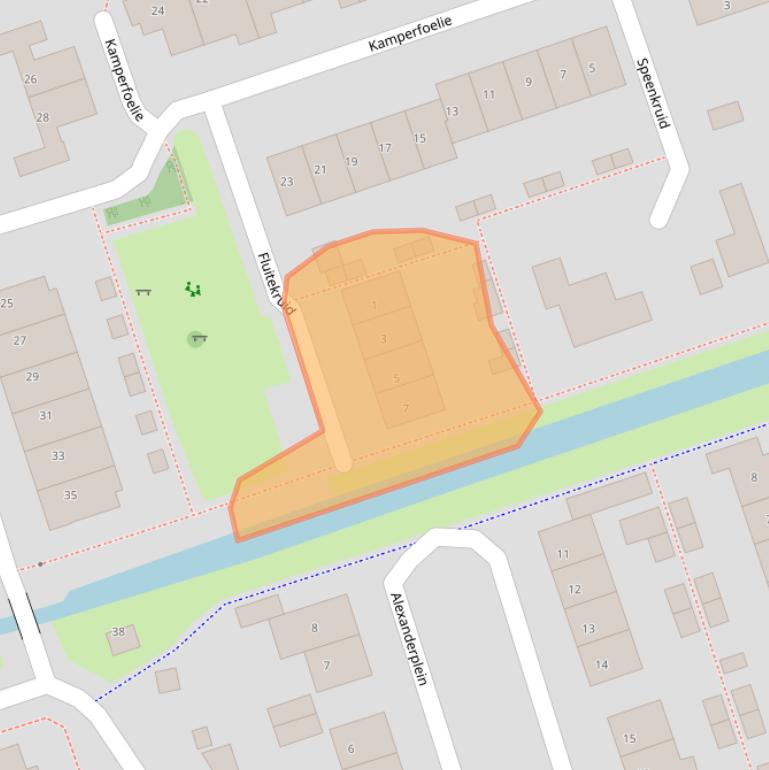 Kaart van postcodegebied 7711PD.