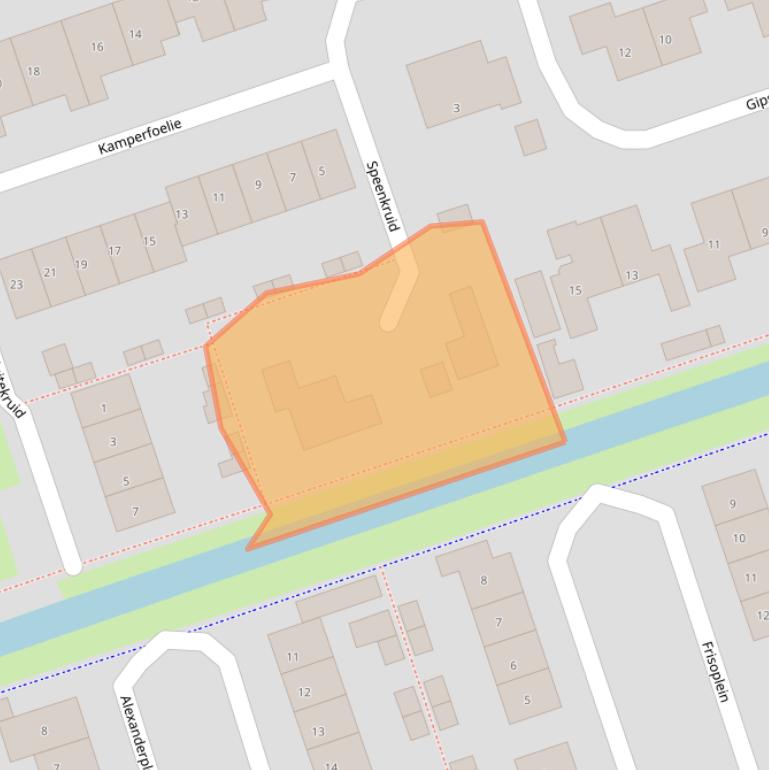 Kaart van postcodegebied 7711PE.