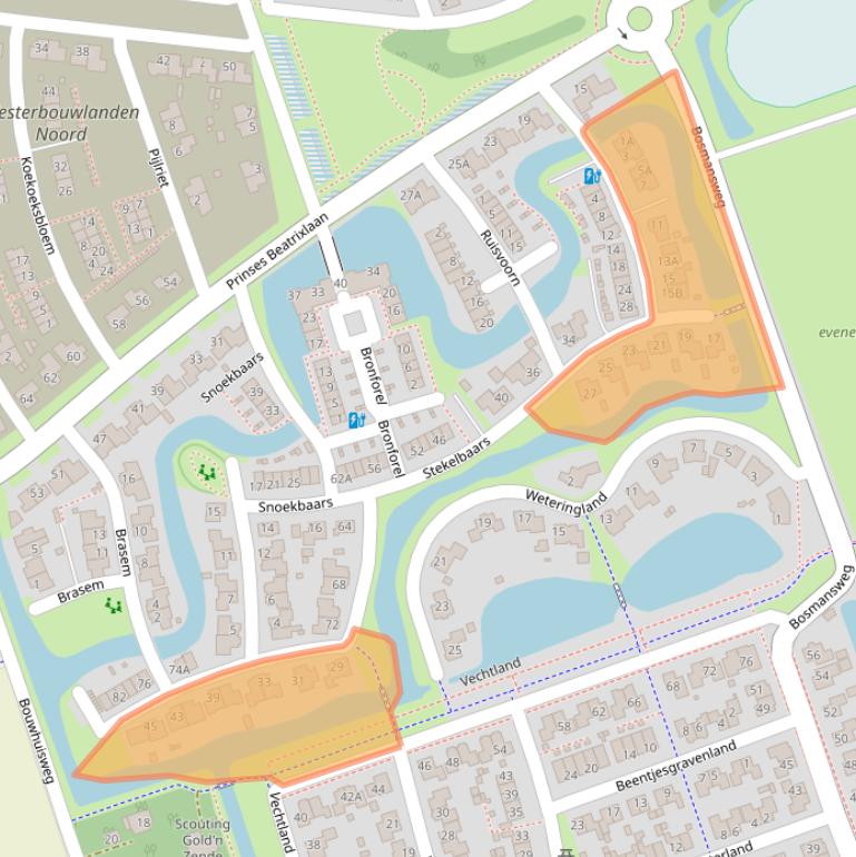 Kaart van postcodegebied 7711VR.