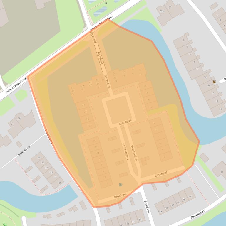 Kaart van postcodegebied 7711VV.