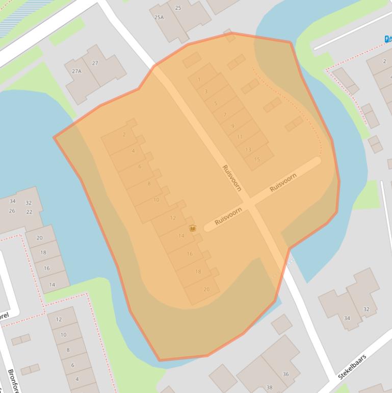 Kaart van postcodegebied 7711VX.