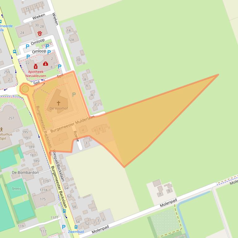 Kaart van postcodegebied 7711XA.