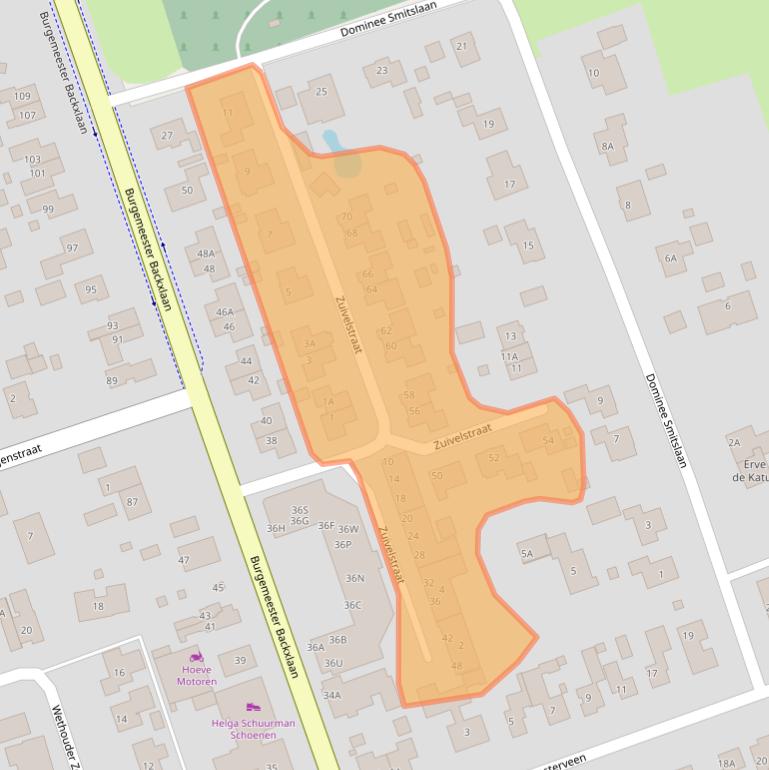 Kaart van postcodegebied 7711XE.