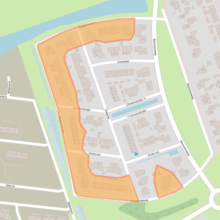 Kaart van postcodegebied 7711ZE.