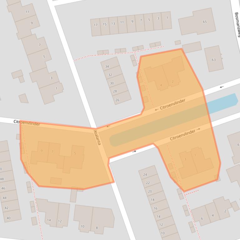 Kaart van postcodegebied 7711ZJ.