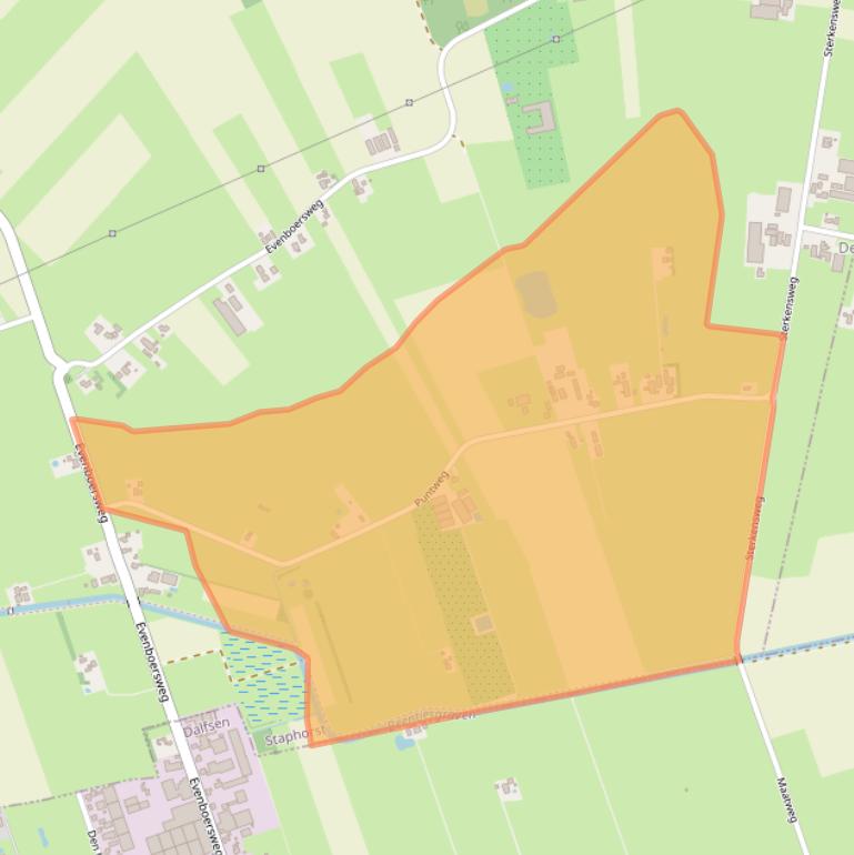 Kaart van postcodegebied 7715PK.