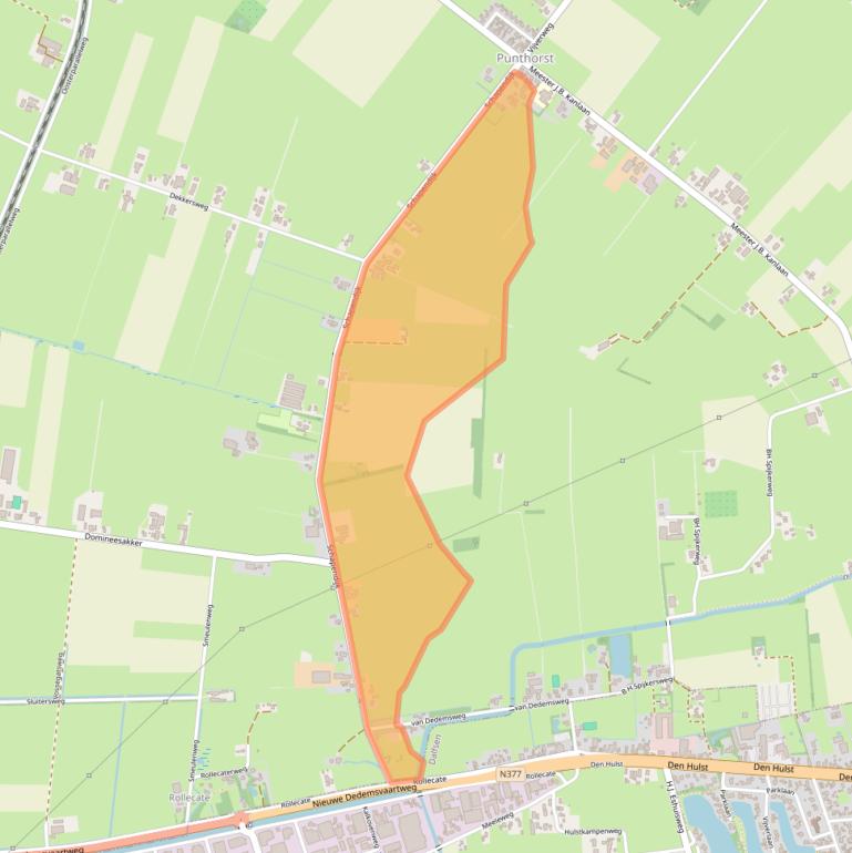 Kaart van postcodegebied 7715PV.