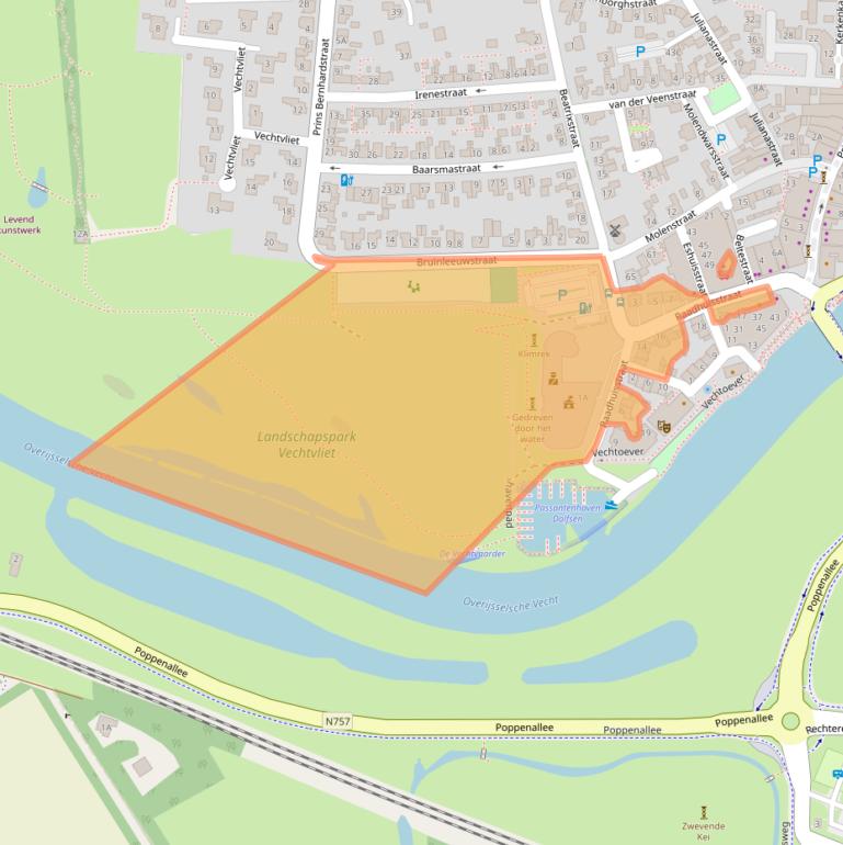 Kaart van postcodegebied 7721AX.