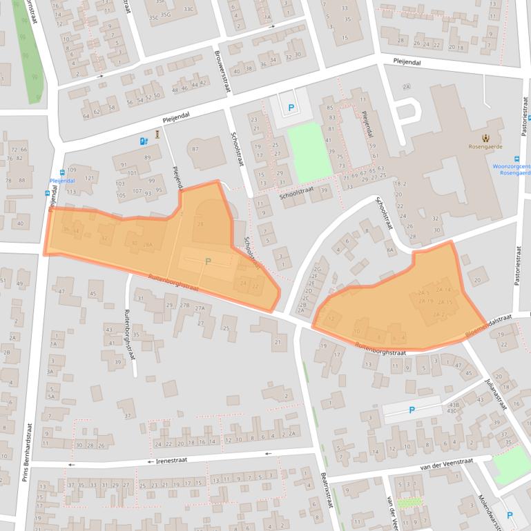 Kaart van postcodegebied 7721BD.