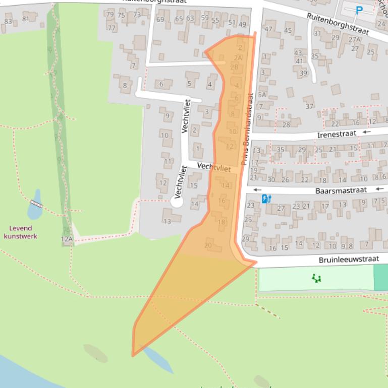 Kaart van postcodegebied 7721BH.