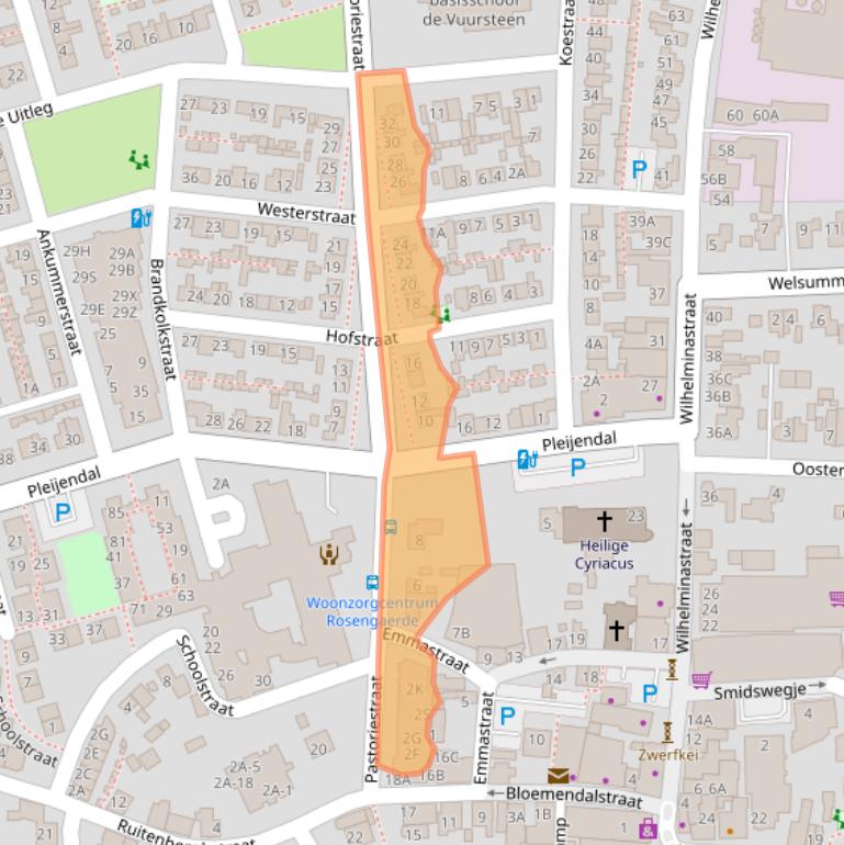 Kaart van postcodegebied 7721CW.