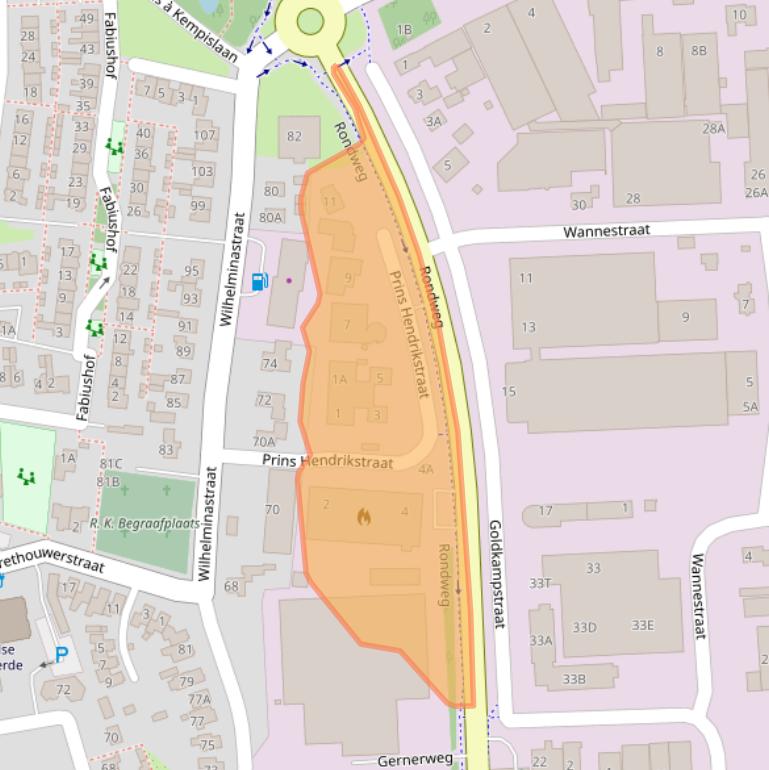Kaart van postcodegebied 7721CZ.
