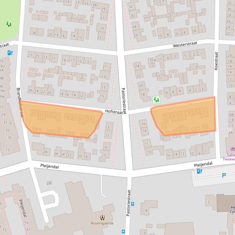 Kaart van postcodegebied 7721DC.