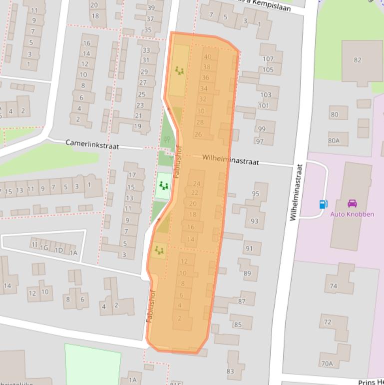 Kaart van postcodegebied 7721EG.