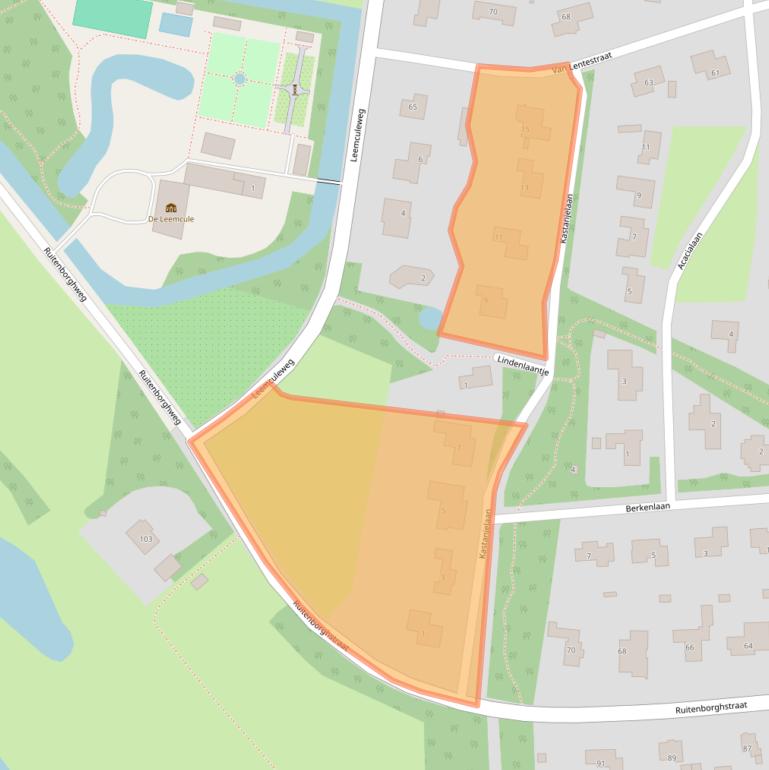 Kaart van postcodegebied 7721ET.