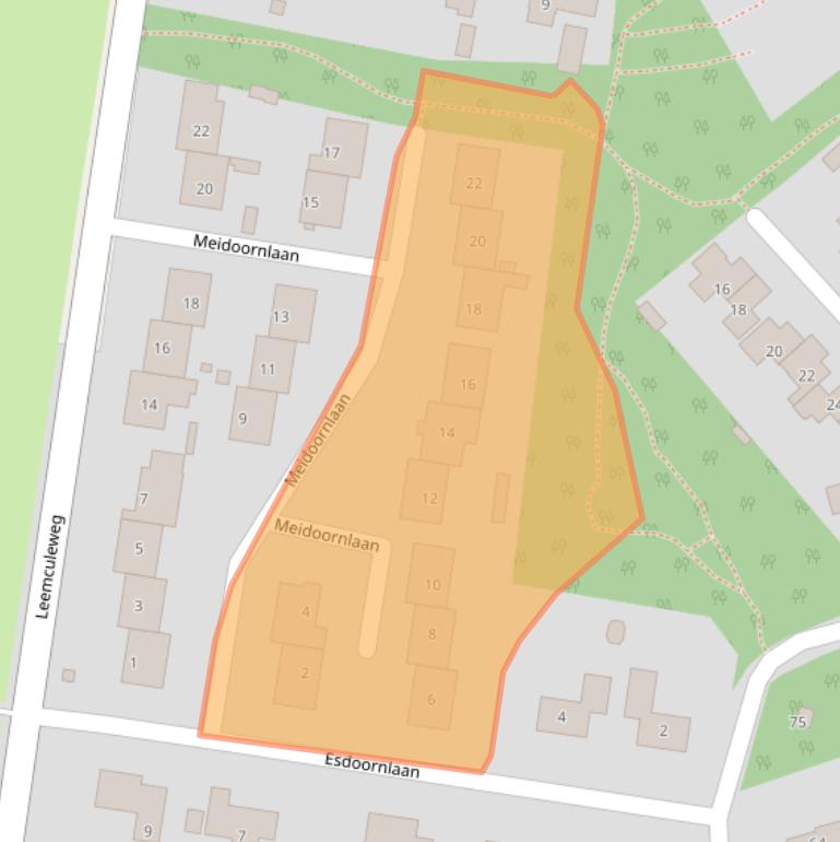 Kaart van postcodegebied 7721EZ.