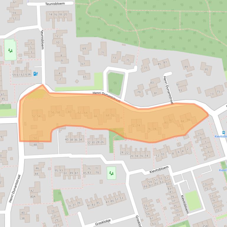 Kaart van postcodegebied 7721HS.