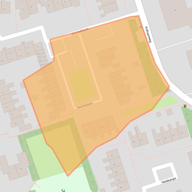 Kaart van postcodegebied 7721HX.