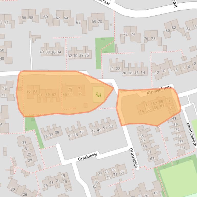Kaart van postcodegebied 7721HZ.