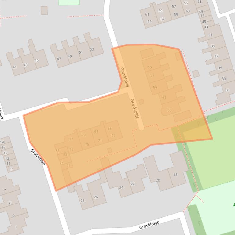 Kaart van postcodegebied 7721JC.