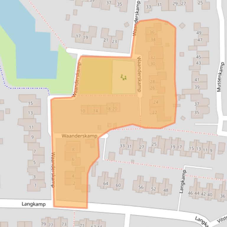 Kaart van postcodegebied 7721VA.