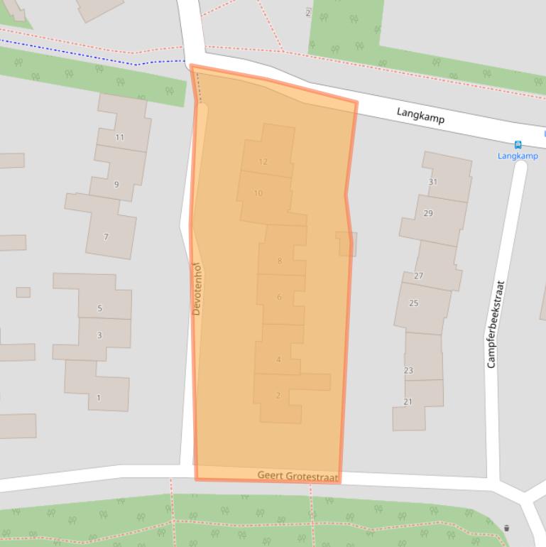 Kaart van postcodegebied 7721WK.