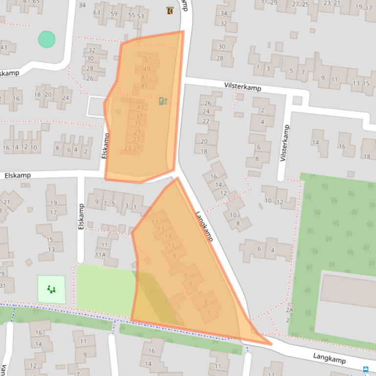 Kaart van postcodegebied 7721WL.