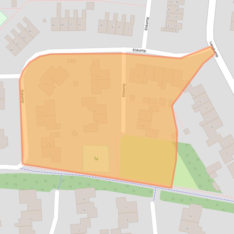 Kaart van postcodegebied 7721WT.