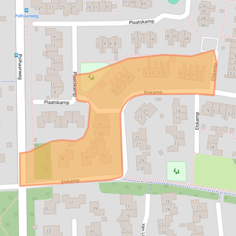 Kaart van postcodegebied 7721WV.