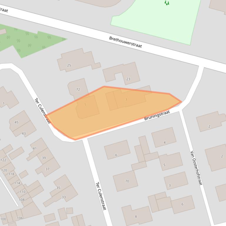 Kaart van postcodegebied 7721XJ.