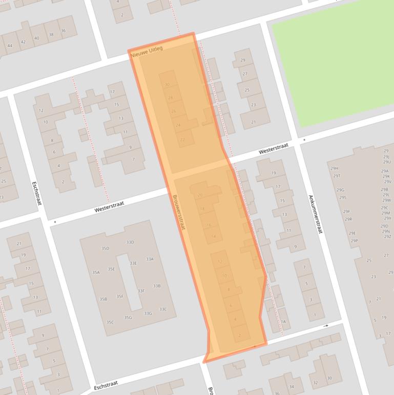 Kaart van postcodegebied 7721ZM.