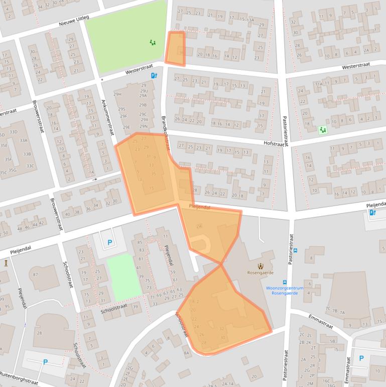 Kaart van postcodegebied 7721ZR.