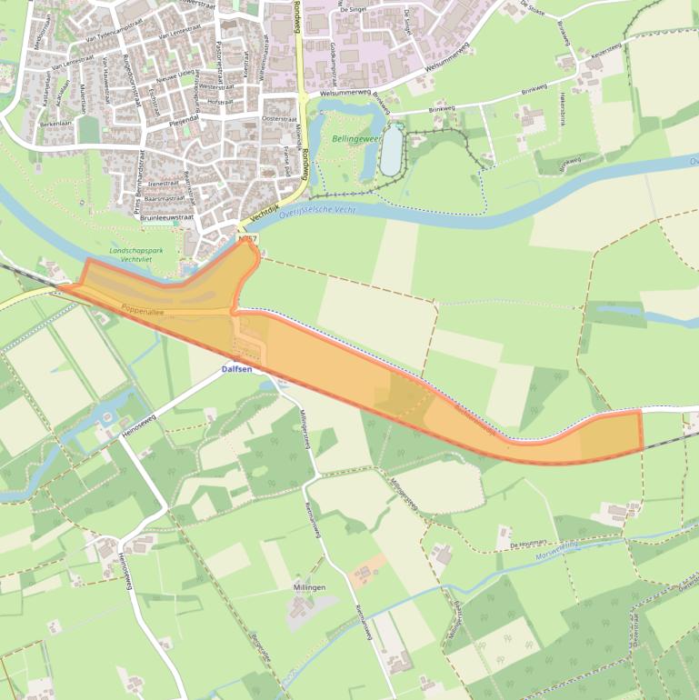 Kaart van postcodegebied 7722HA.