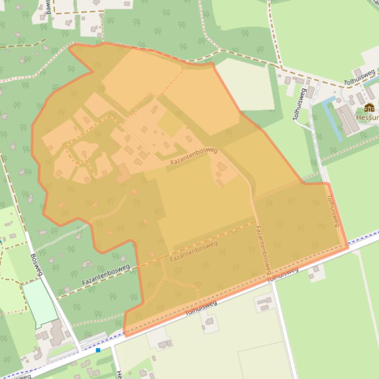 Kaart van postcodegebied 7722HP.