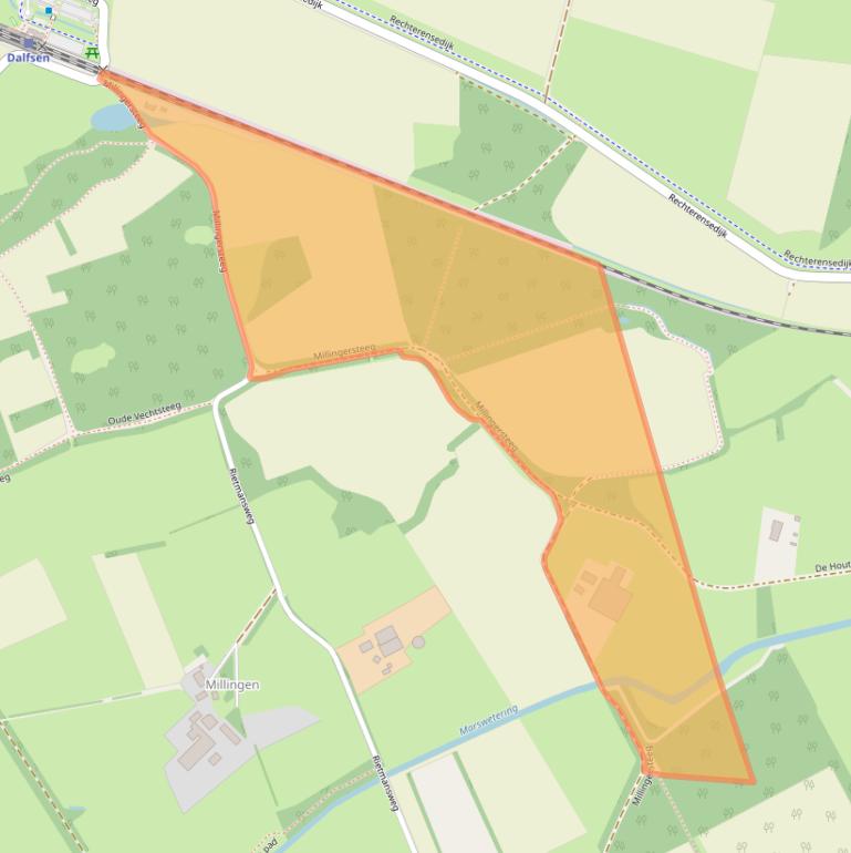 Kaart van postcodegebied 7722JK.